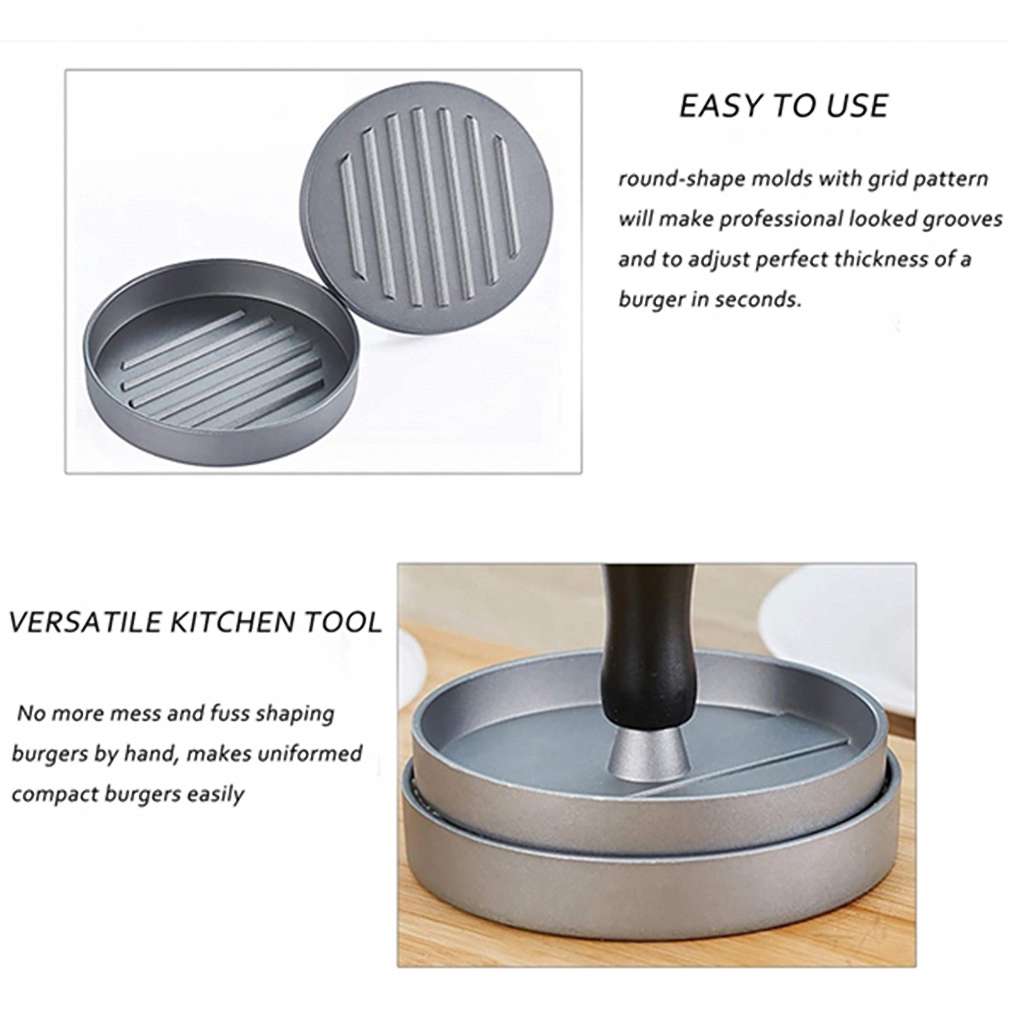 Nonstick Aluminum Burger Press 2