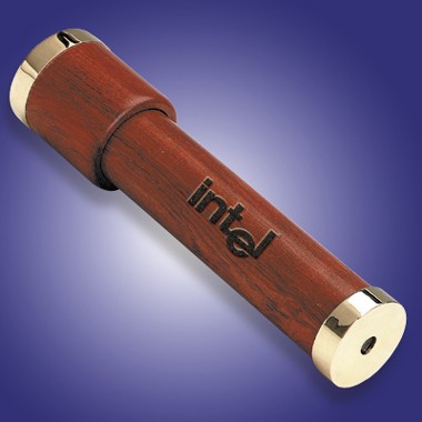 SOLID ROSEWOOD W/ ROTATING CHAMBER KALEIDOSCOPE 1