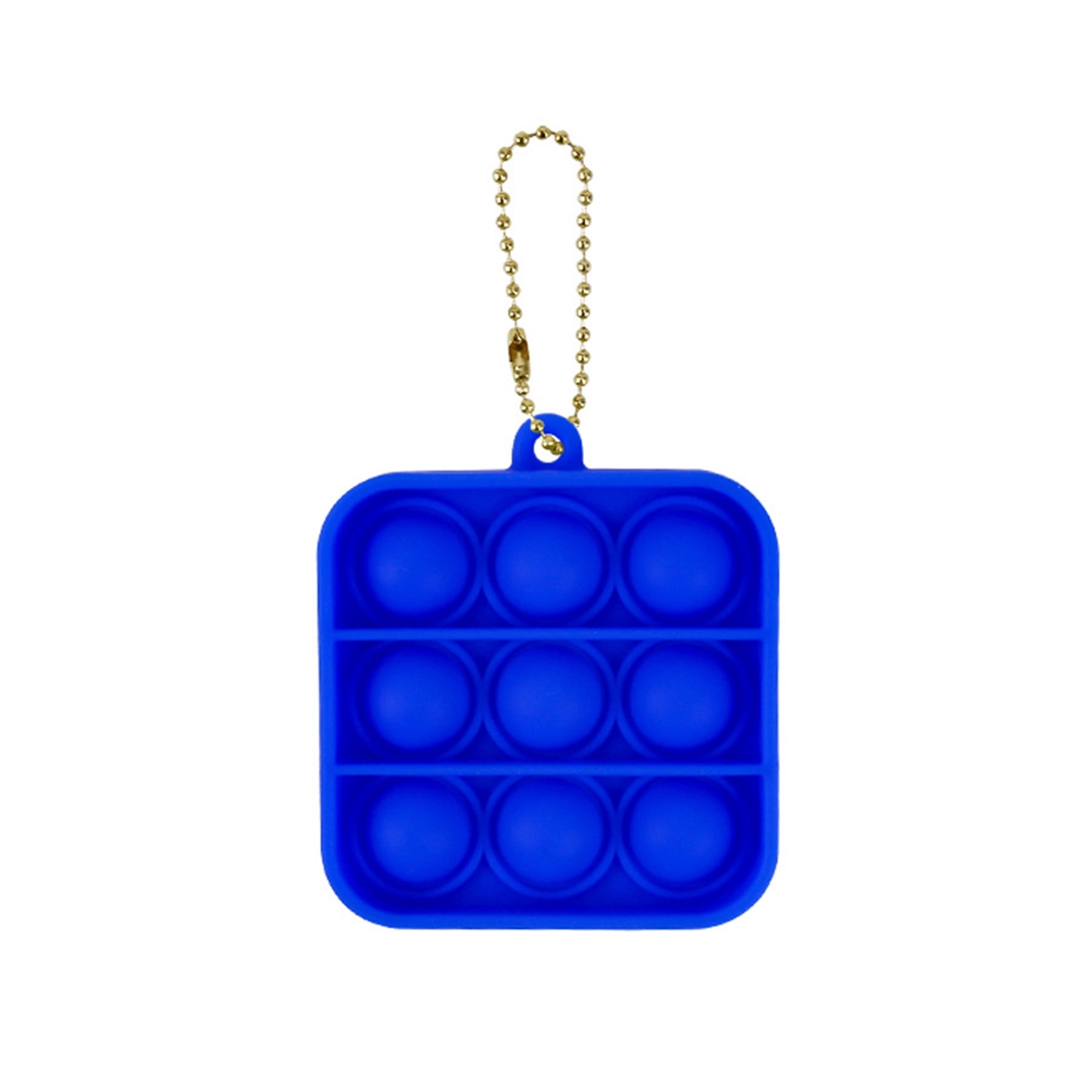 Square-Shaped Push Popping Bubble Keychain 2
