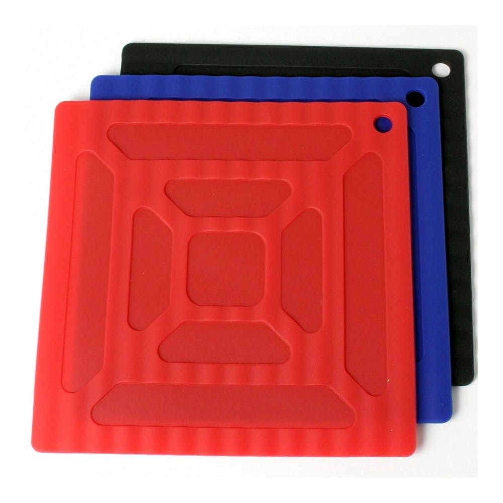 Square Trivets - Silicone Assorted Colors 2