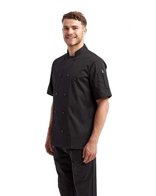 Unisex Short Sleeve Recycled Chef Coat - RP656 8