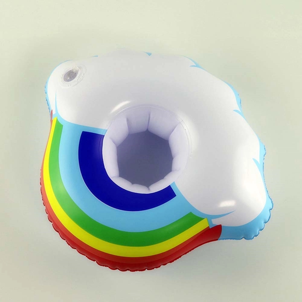 Inflatable Rainbow Cloud Drink Holder 3