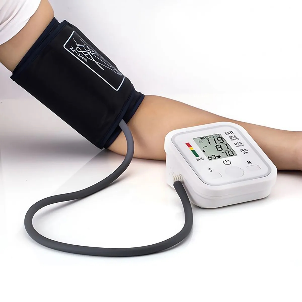 Smart Upper Arm Blood Pressure Monitor with Wide Range Cuff 3