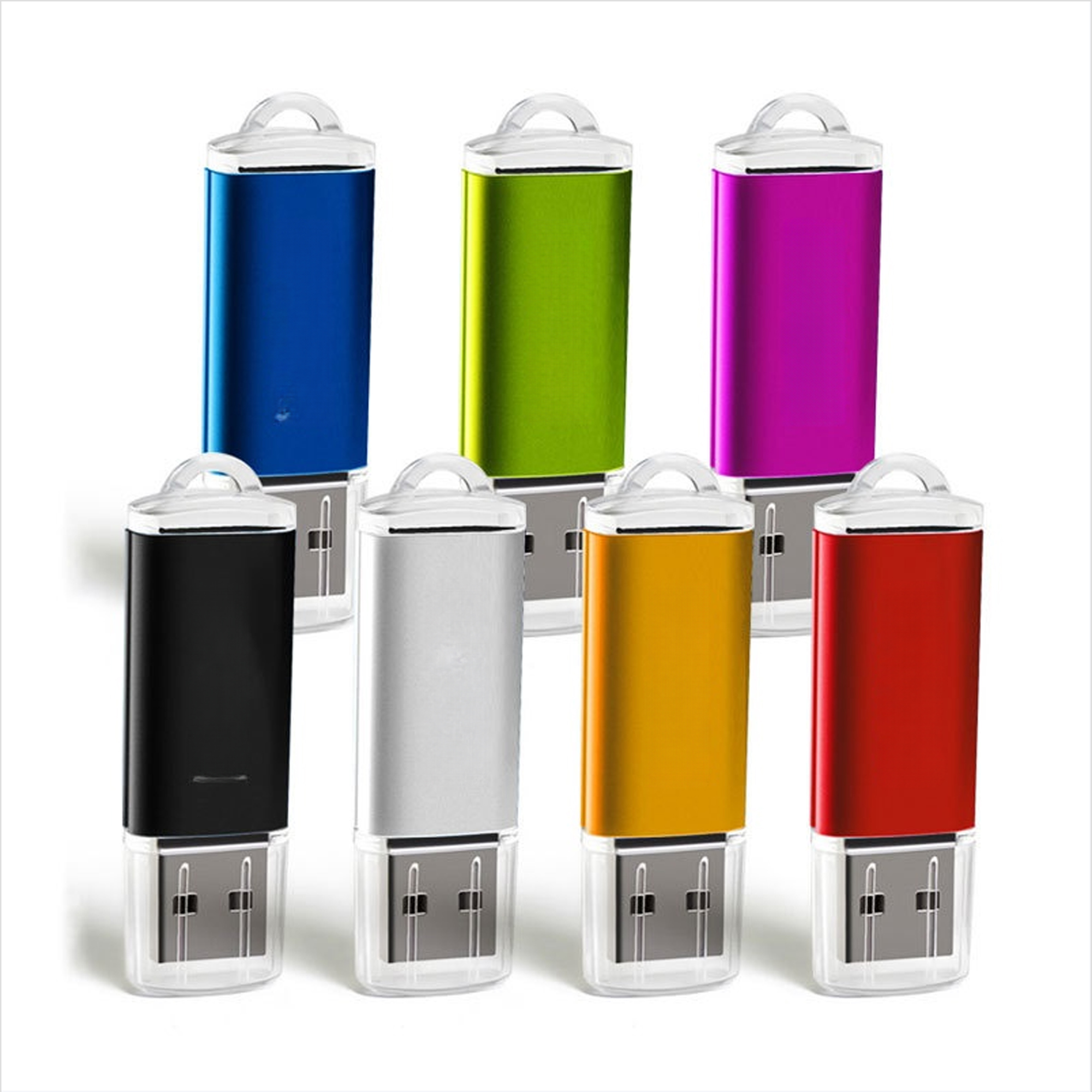 8GB USB flash drive with a keychain 4