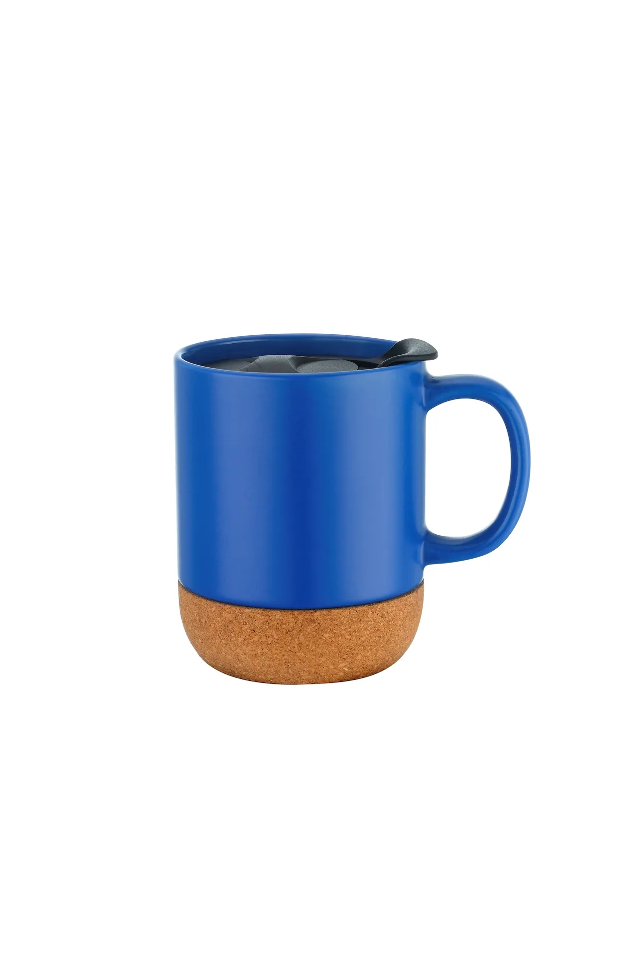 12oz Cork Base Ceramic Mug w/ Lid