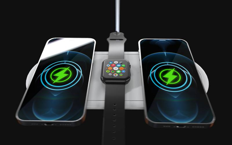 Paragon Imported Trio 15W Wireless Charger 4