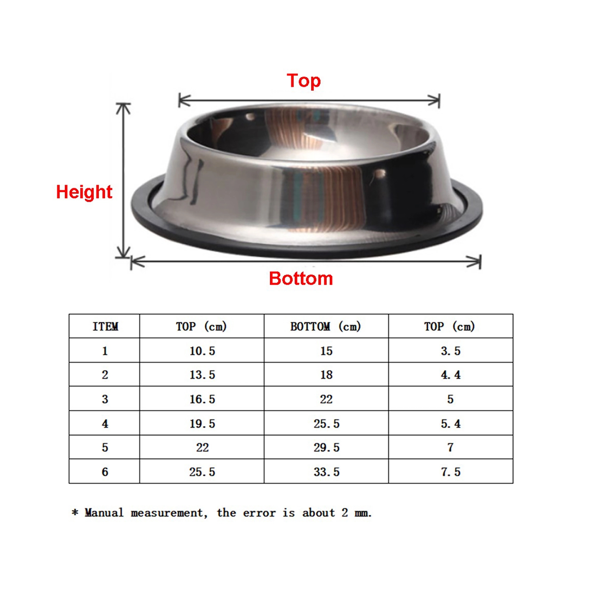Stainless Steel Dog Cat Bowls 4
