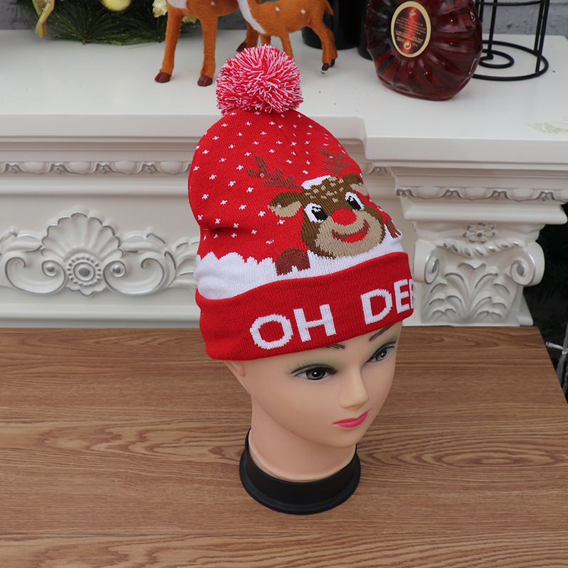 Christmas LED Light Up Beanie Hat 9