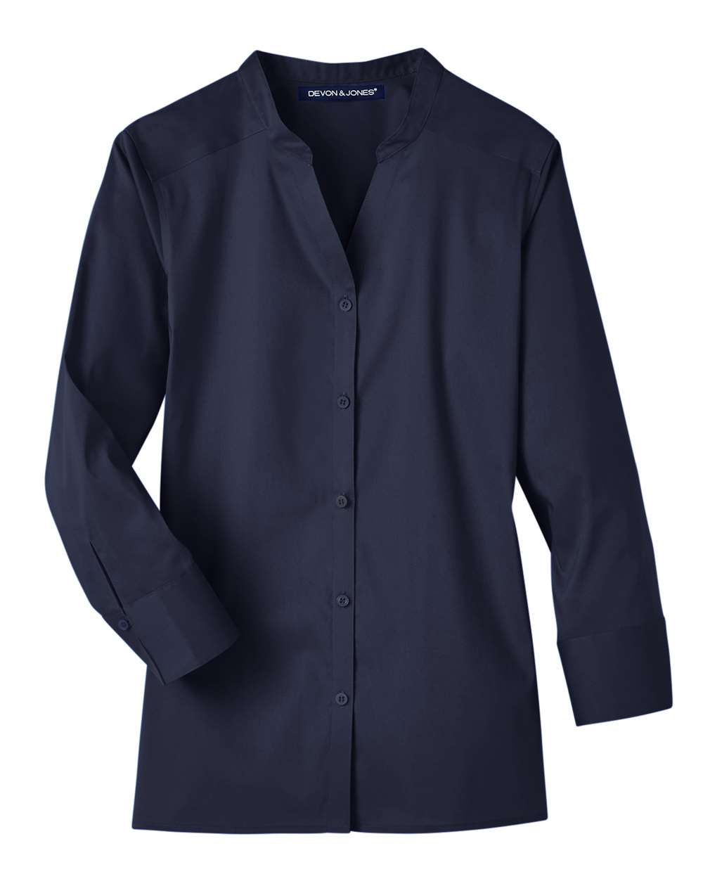 Women's Crown Collection® Stretch Broadcloth Three-Quarter Sleeve Blouse - DG560W 9