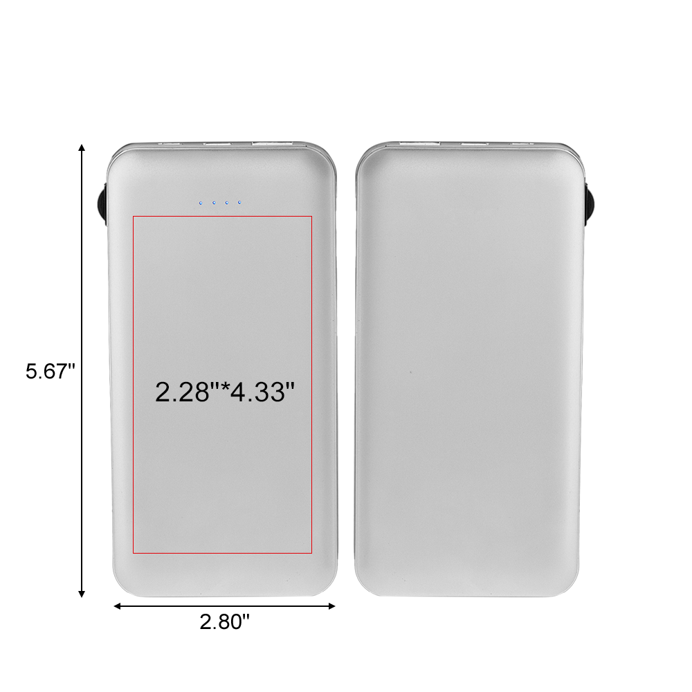 Dion 10000mAh Power Bank with Built-in Cable