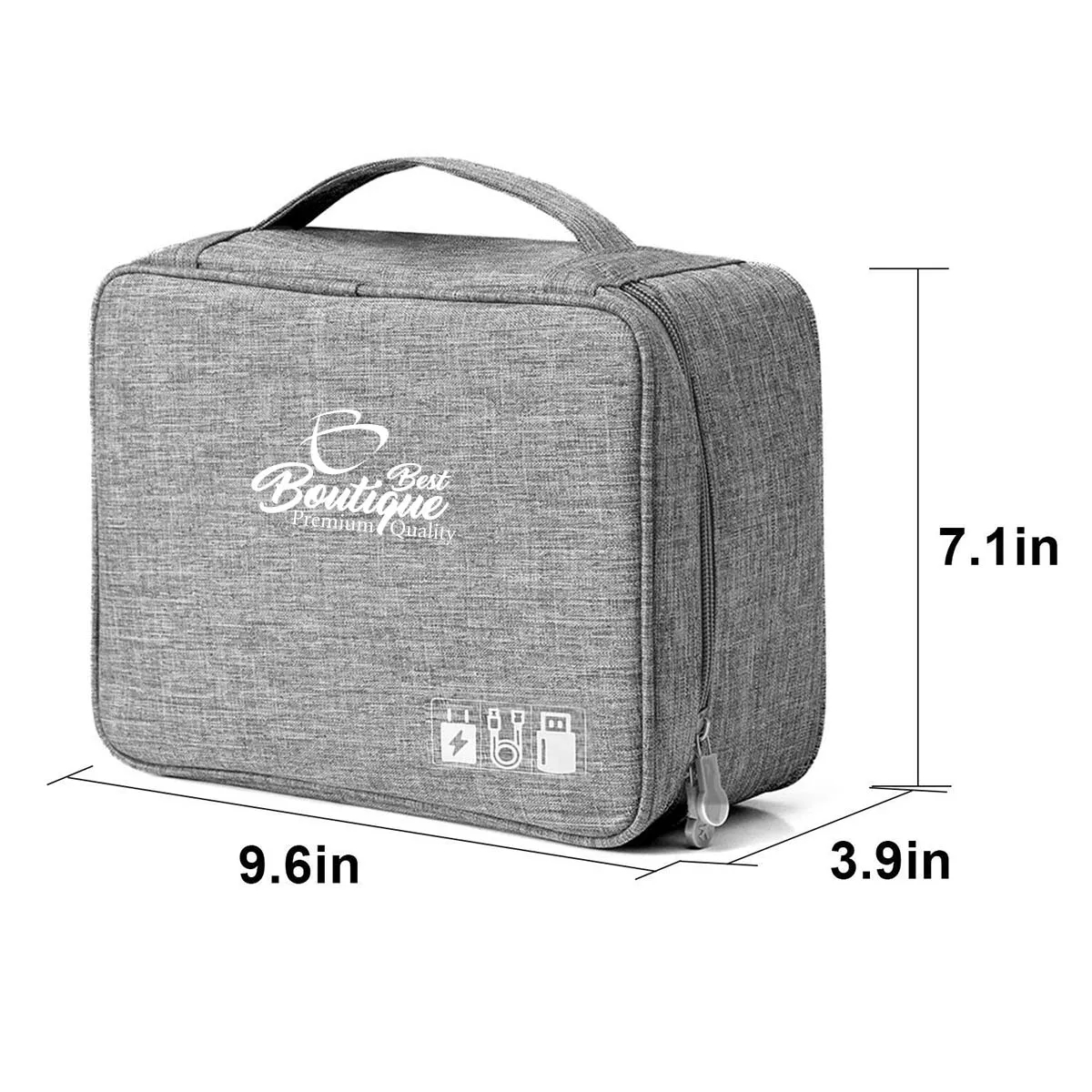 Portable Mutifunction Waterproof Electronics Organizer Bag 4
