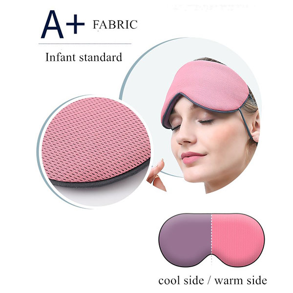 Warm and cool graphene shading travel sleep eye mask 1