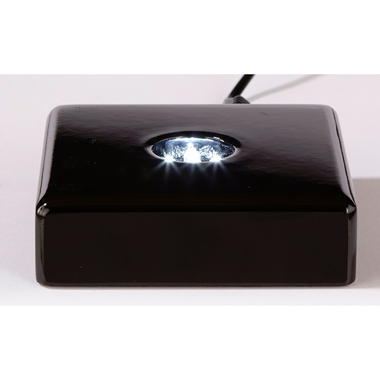 Deluxe Black Square Lighted Base 2