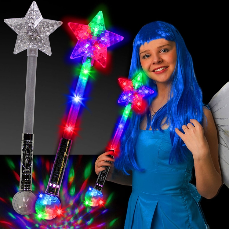Prism Star LED Wand with Strobe 2