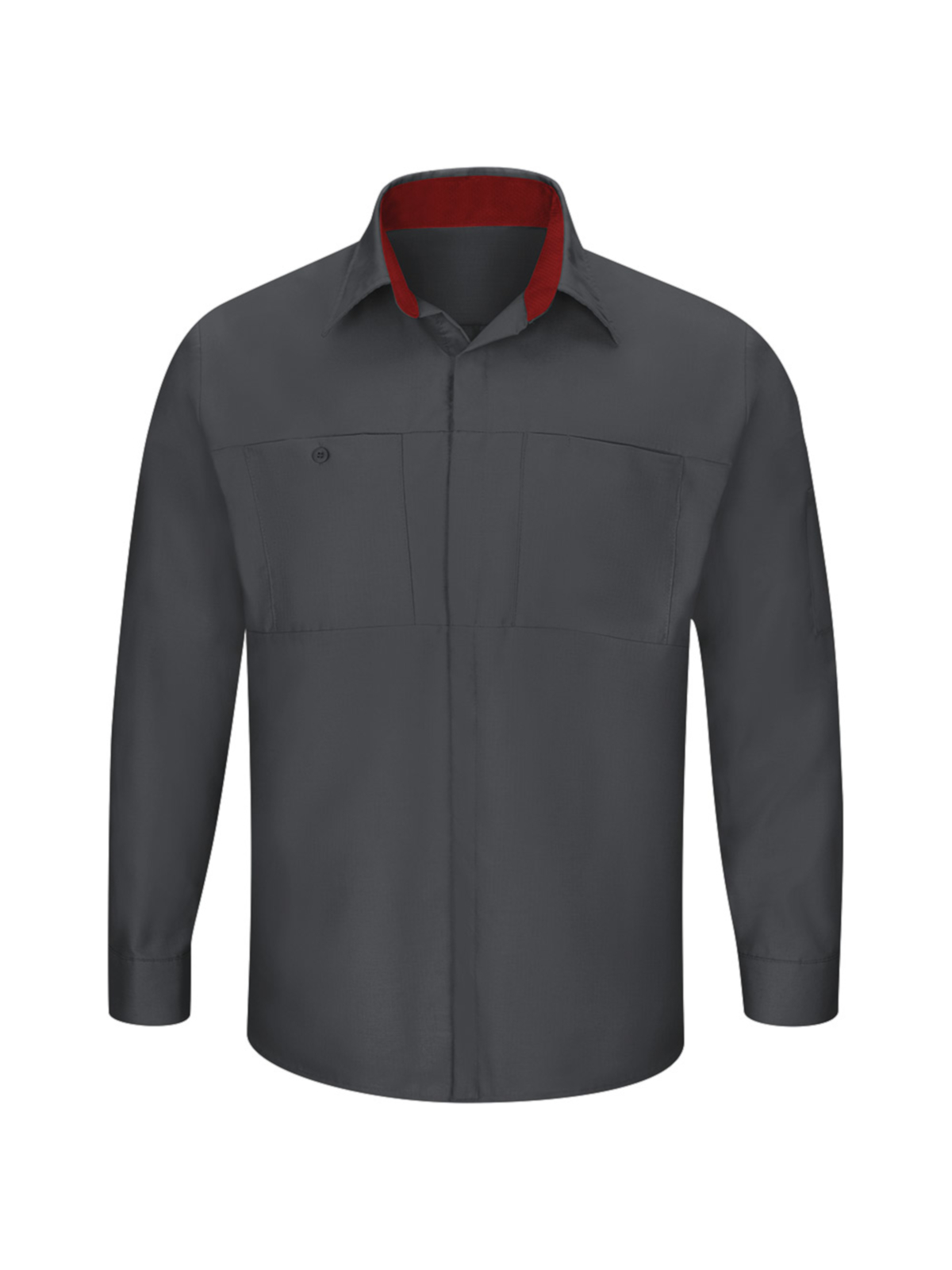 Red Kap Shirts -  Men's Long Sleeve Performance Plus Shop Shirt