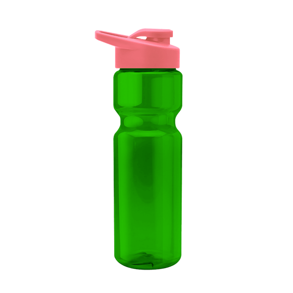 Blazer 28oz Transparent Bike Bottle w/Drink-thru Lid 313