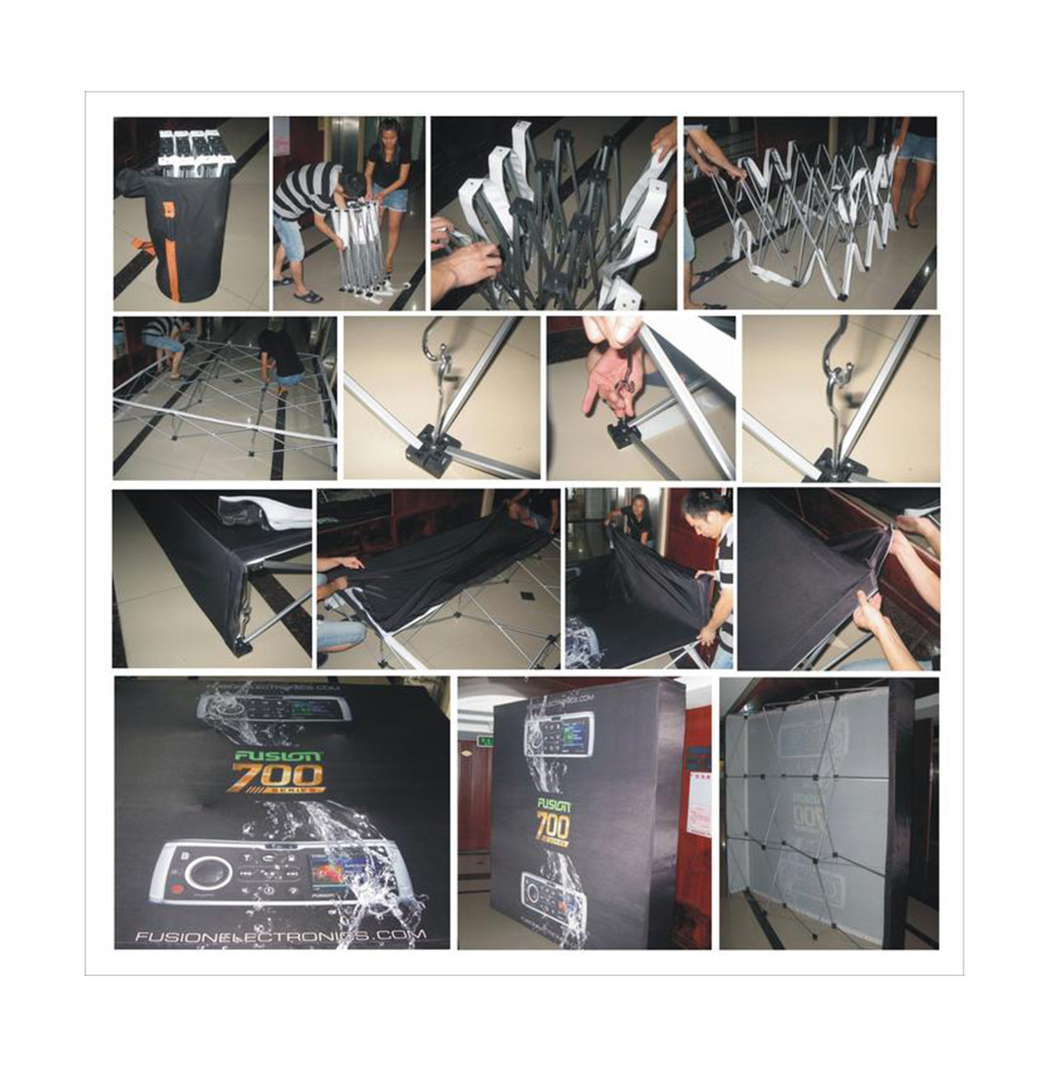 Hassel-Free Pop-up Backdrop Display