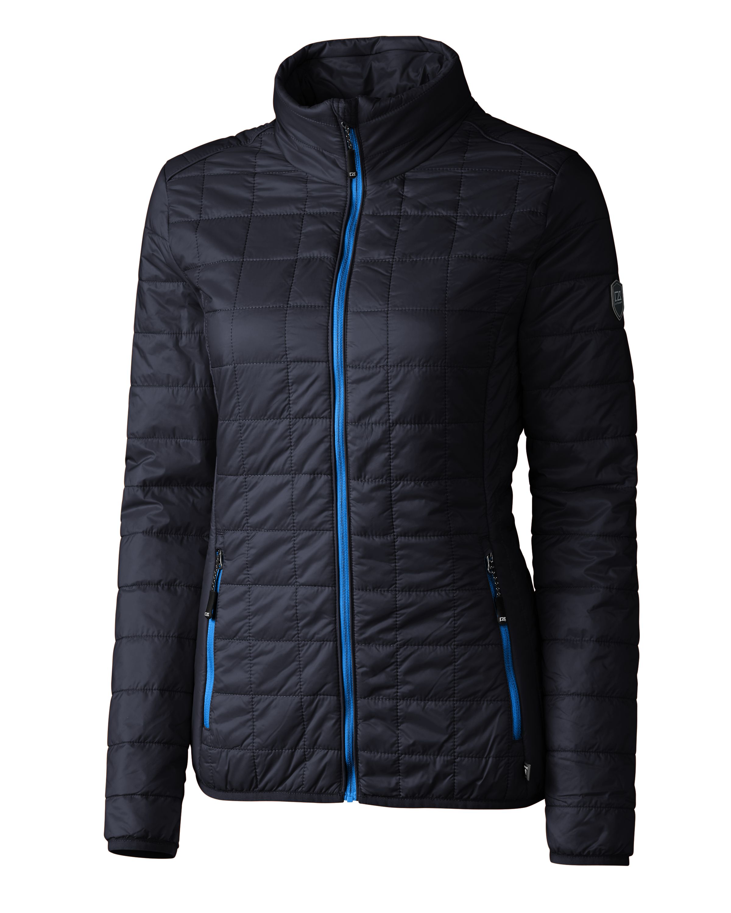 Cutter & Buck Rainier Recycled Insulated Puffer Womens Full Zip Jacket 101