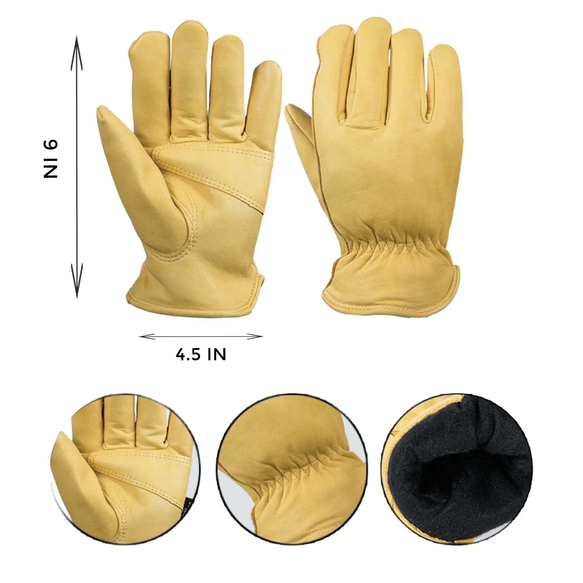 MOQ 10 PCS Woolen Warm Gloves 2