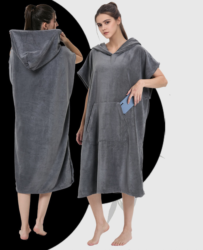 Surf Poncho Changing Robe with Hood 13