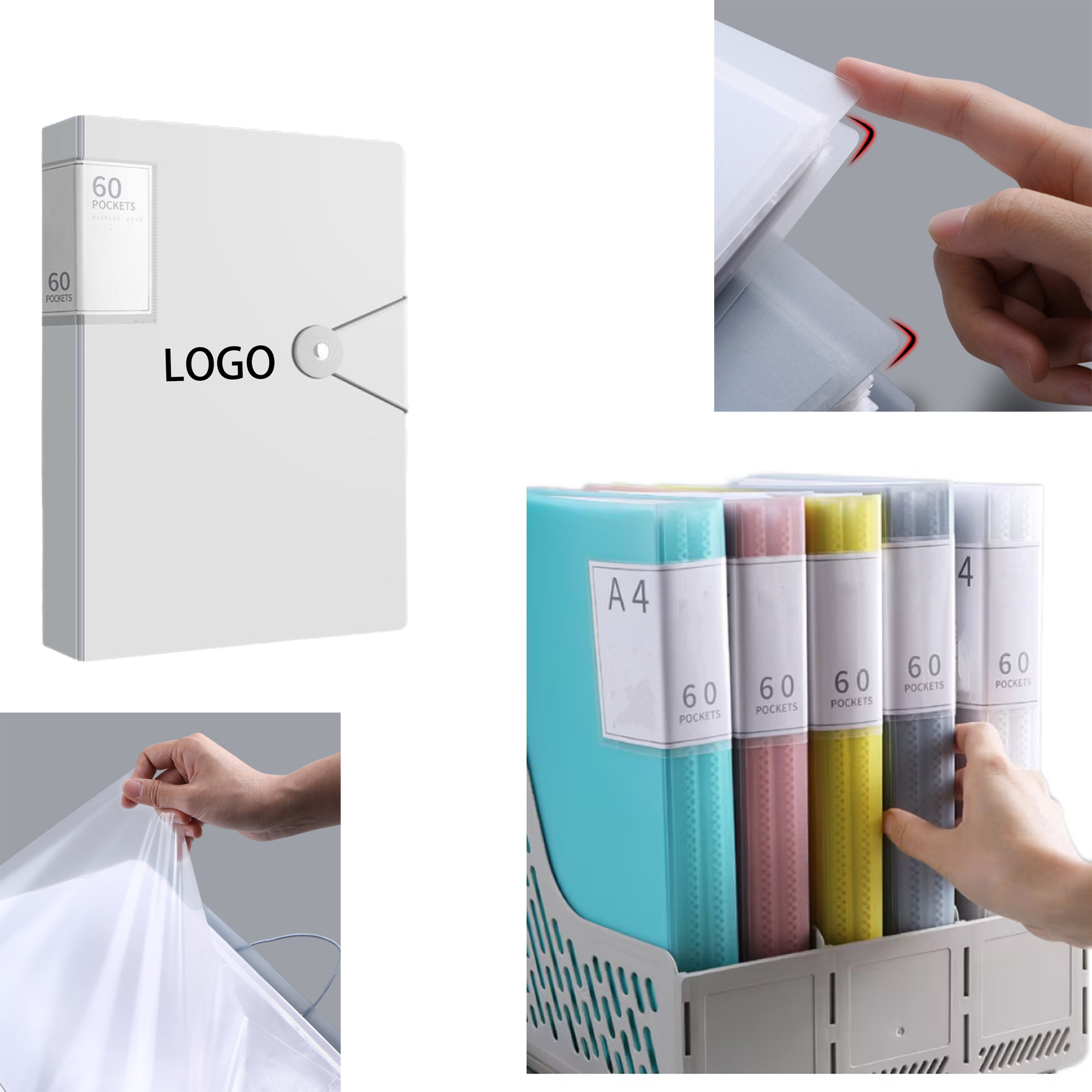 60 Pages File Folder For Photos 1