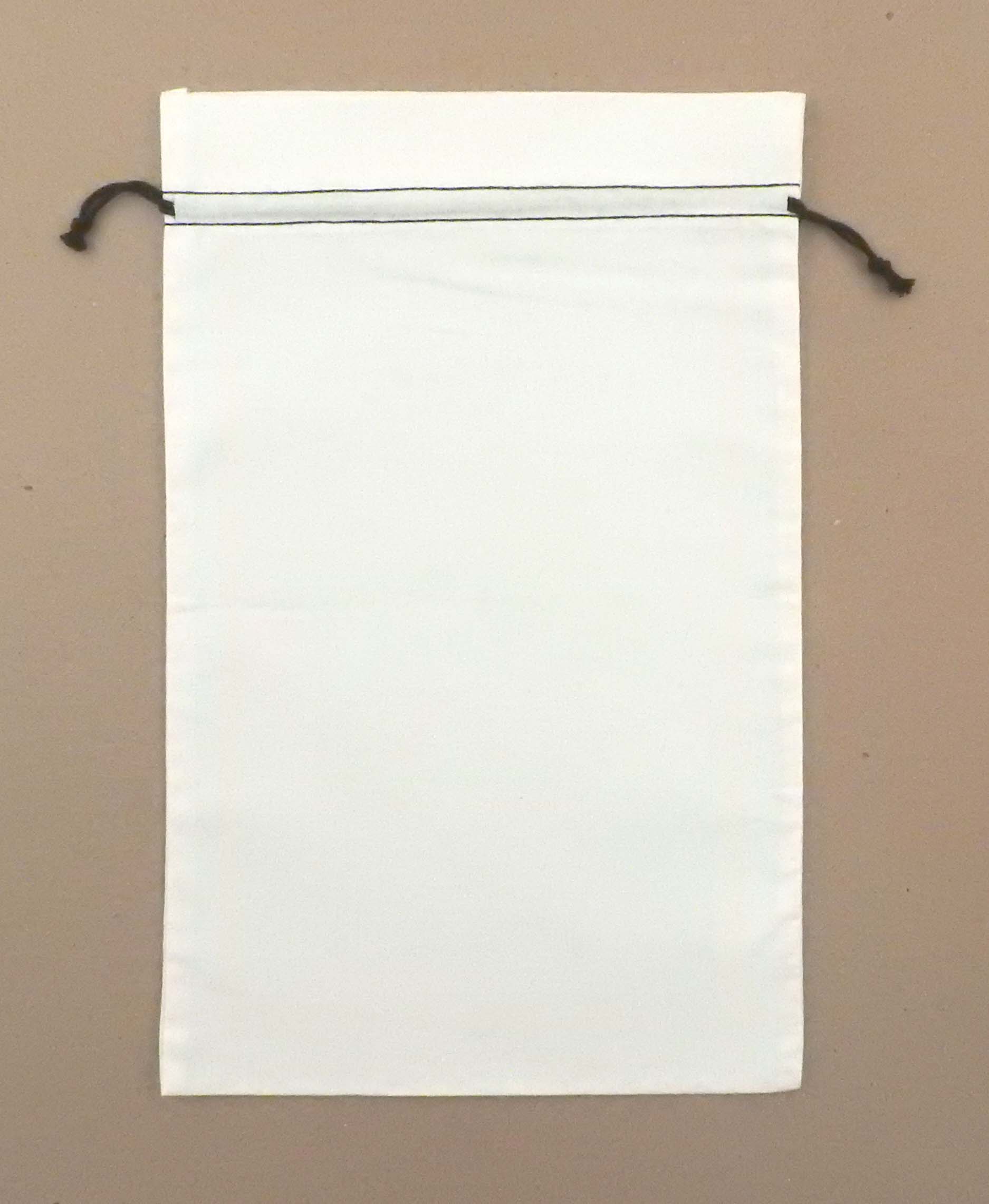 "Duplex" Cotton Double Drawstring Bag 10 x 16" 2