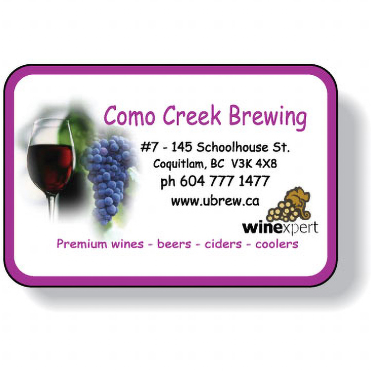 White Gloss 4 Colour Process Paper Roll Label Stock Rectangle (1"x2.75")