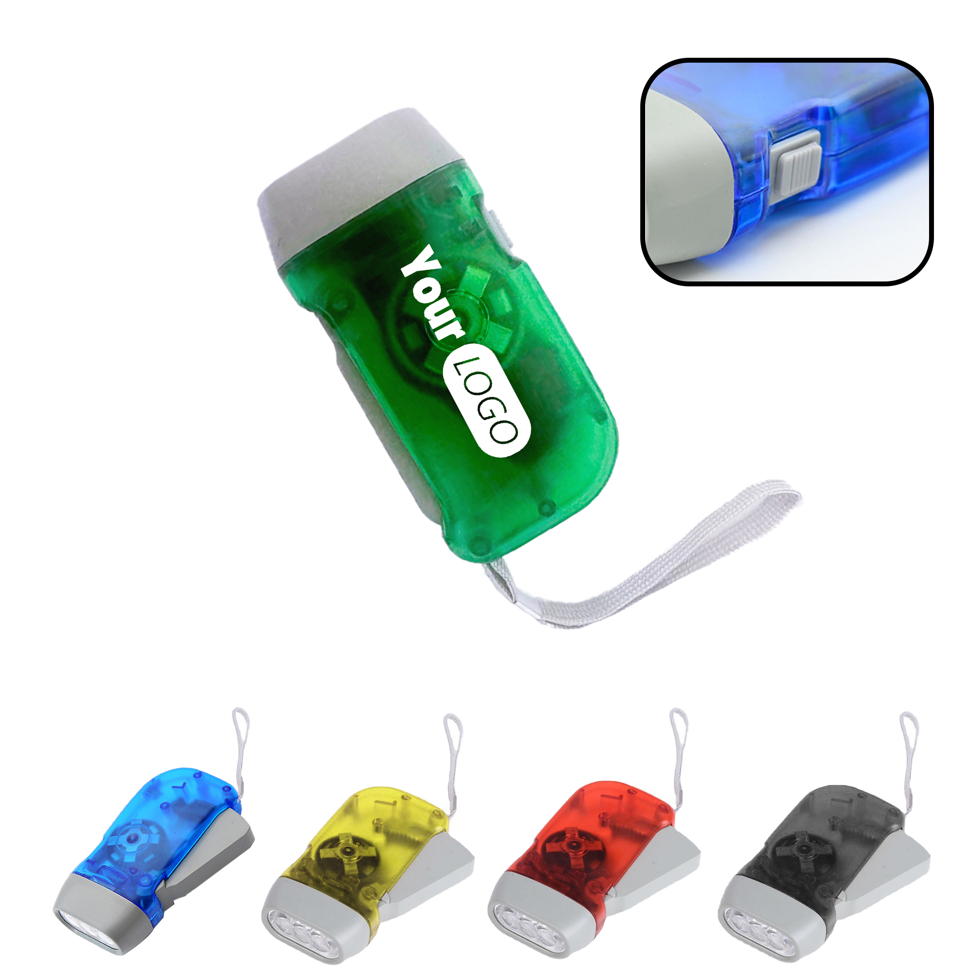 Hand Crank Flashlight 1