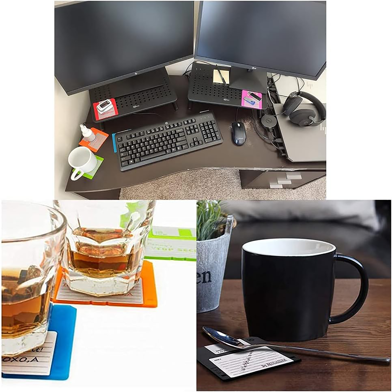 6Pcs Silicone Floppy Disk Coaster 5