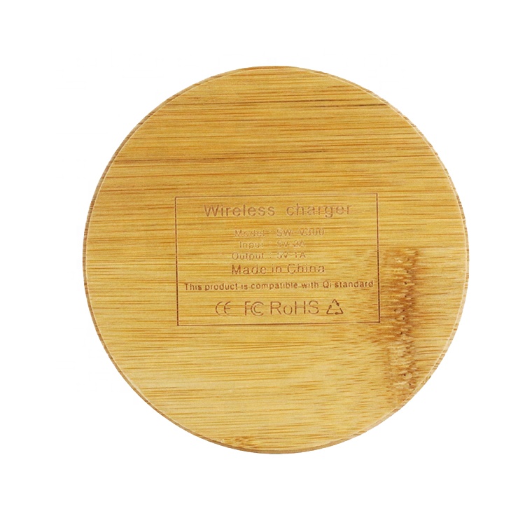 Honest Bamboo Wireless Charger Qi Charging Pad 9