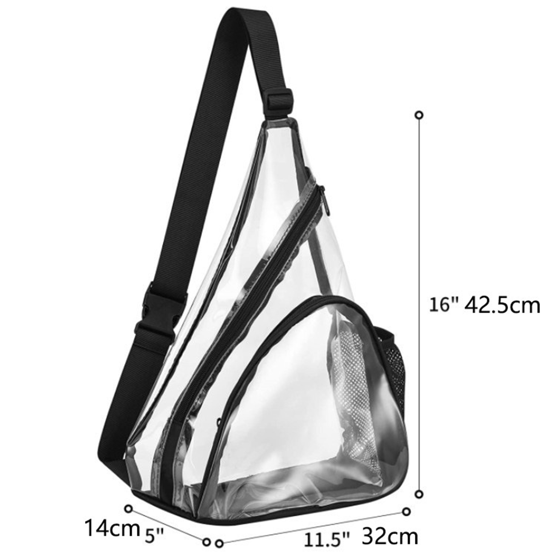 Clear PVC Sling Bag 3