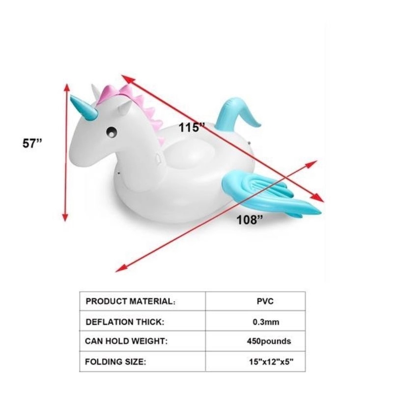 Large Pegasus Pool Float 5