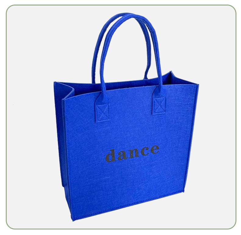 Tote Felt Shopping Bag, custom tote bag with logo imprint 3