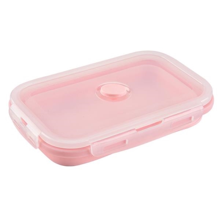 12OZ Silicone Foldable Collapisible Lunch Bento Box 3