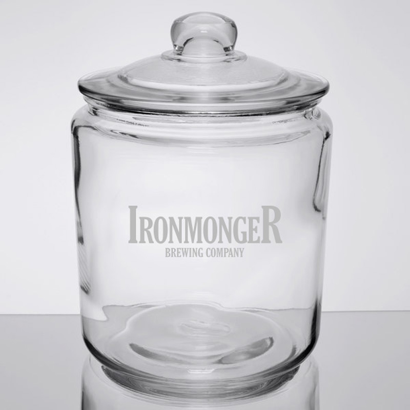 Anchor Hocking 1/2 Gallon Glass Jar with Glass Lid 3