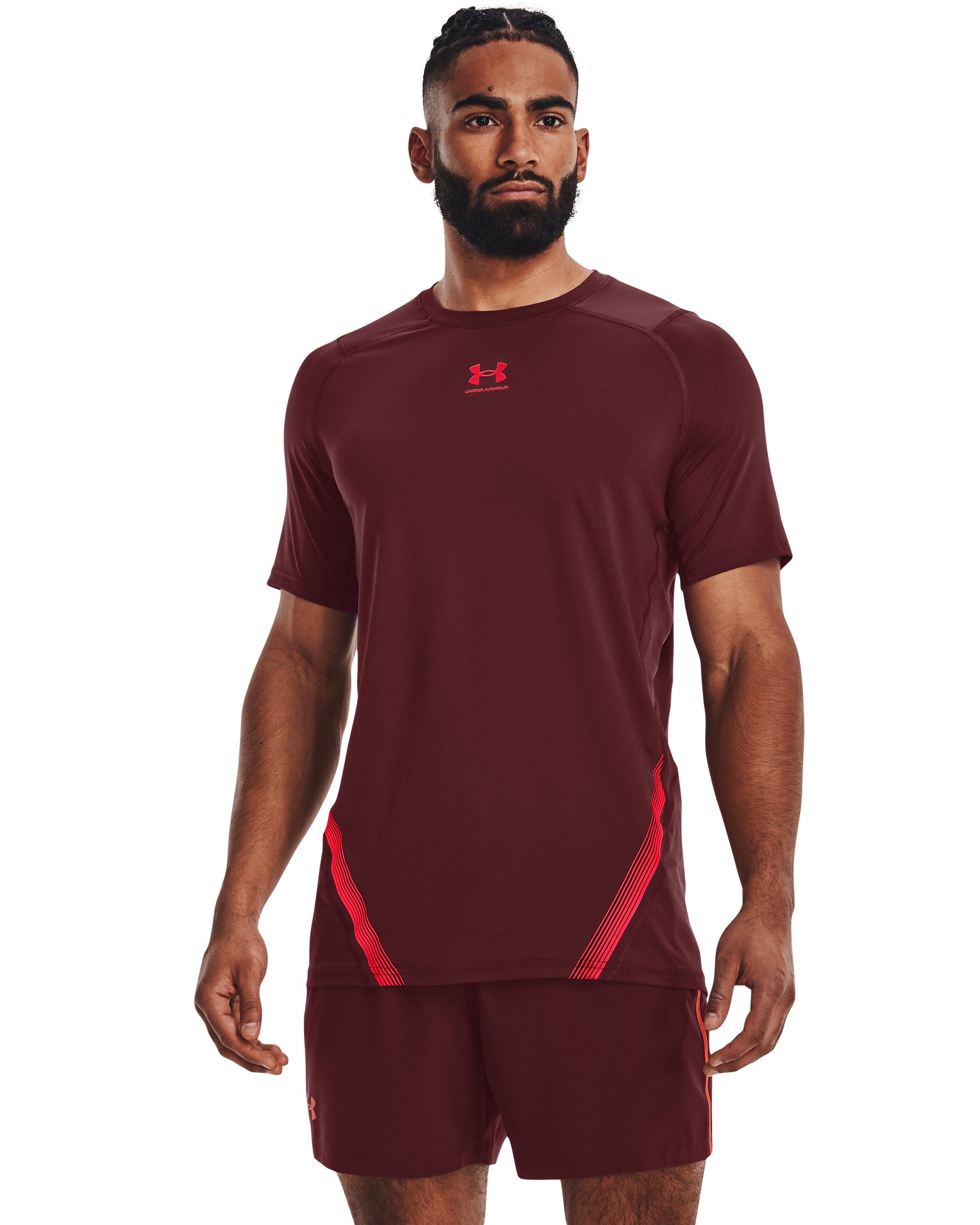 Men's HeatGear Fitted Short Sleeve  1