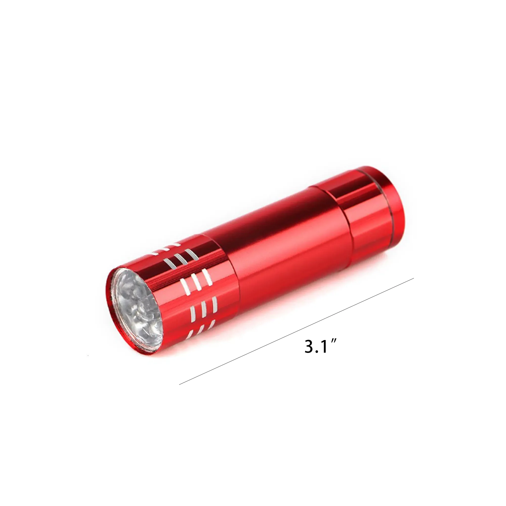 Full Color Aluminum 9LED Flashlight 2
