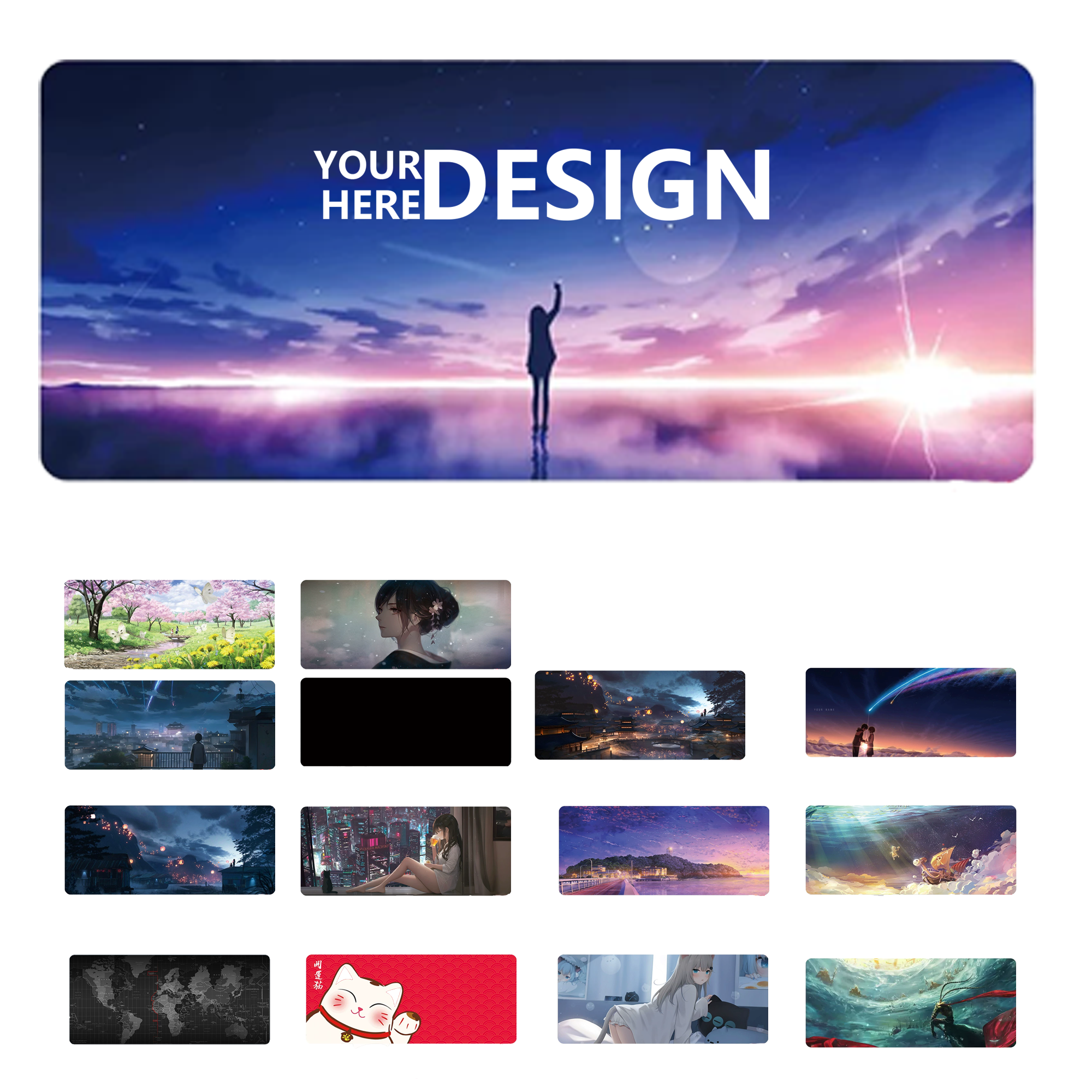 Extra-Large Rubber Mouse Pad for Gaming 2