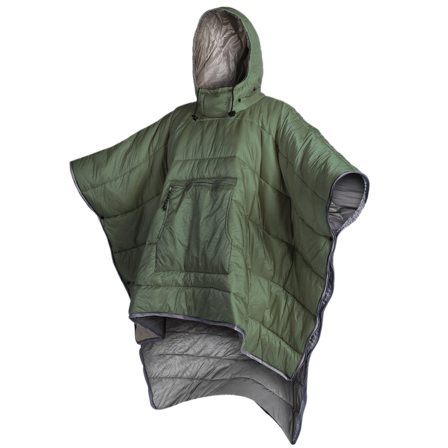 Poncho Coat Warmth Hooded Blanket Sleeping Bag 3