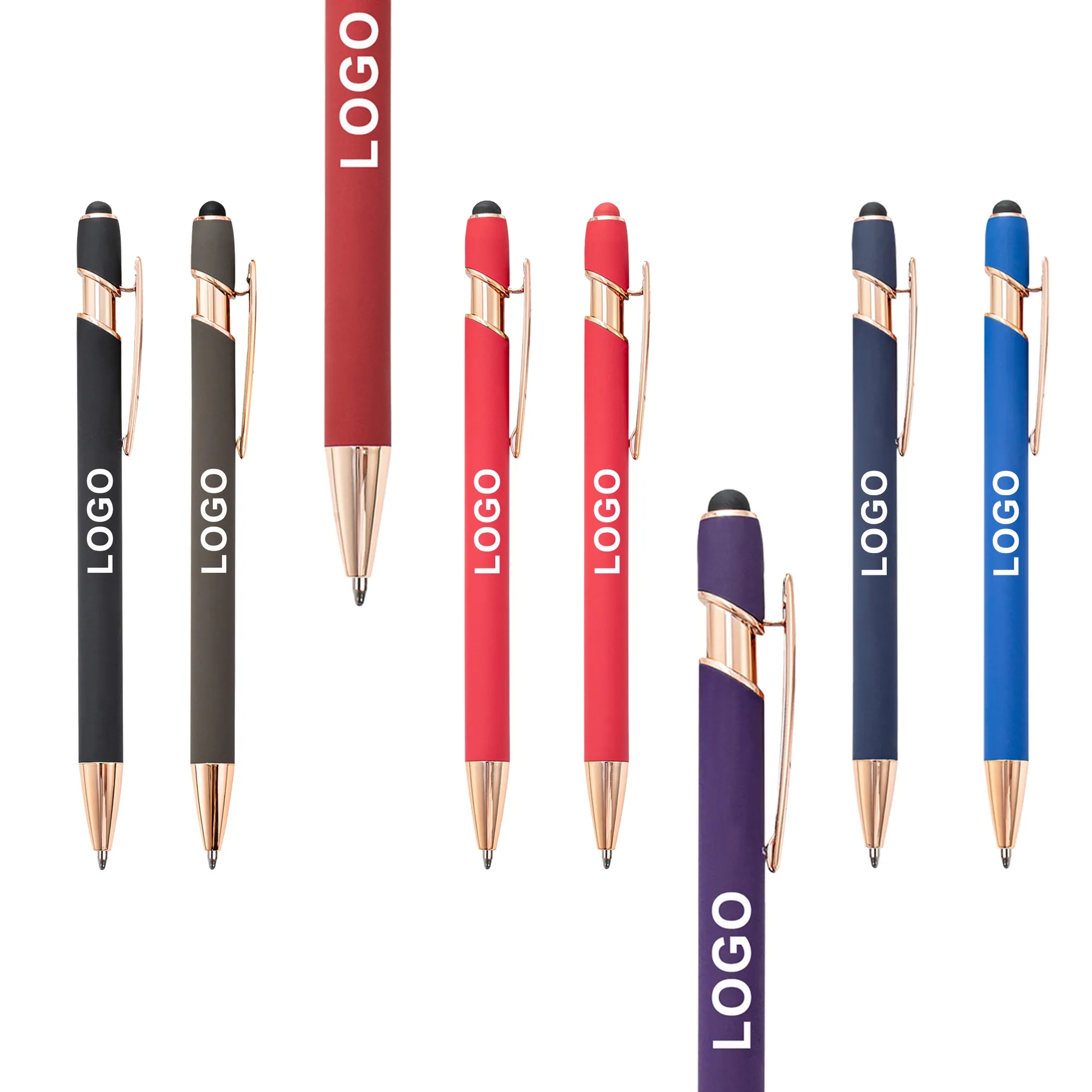 Custom Rose Gold Stylus Pen Bulk Order for Corporate Branding Promotions 10