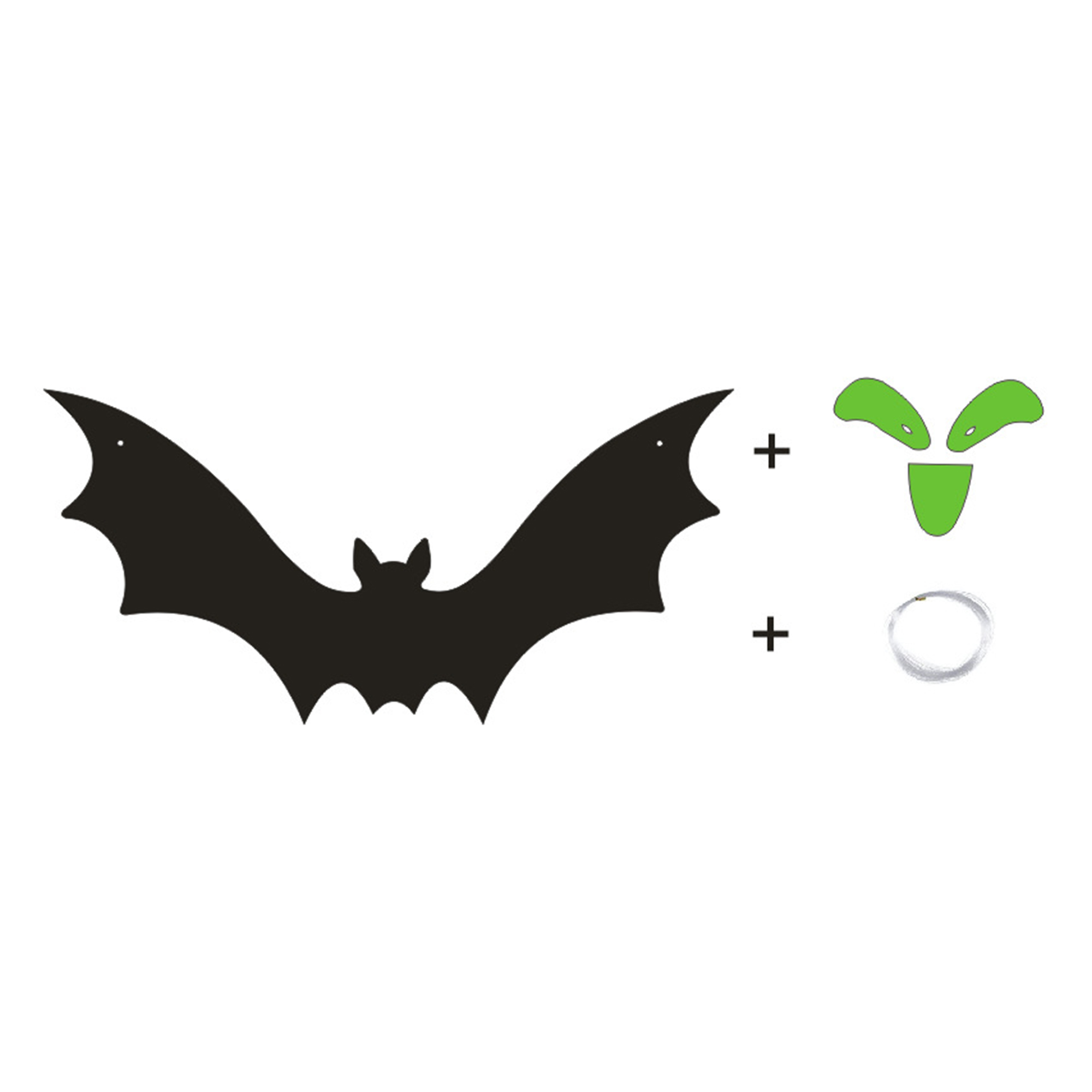 Halloween Outdoor Halloween Bat Ornament 6