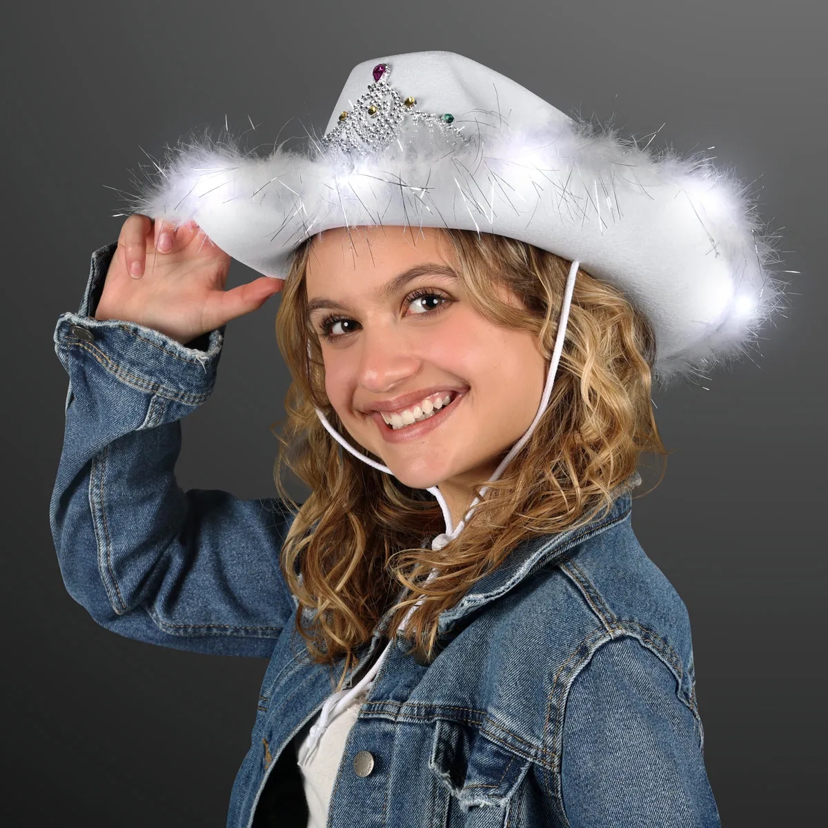 Light Up Cowgirl Hat 9