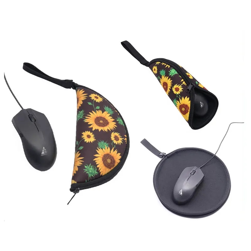 Neoprene Zipper Mouse Pad Pouch 9