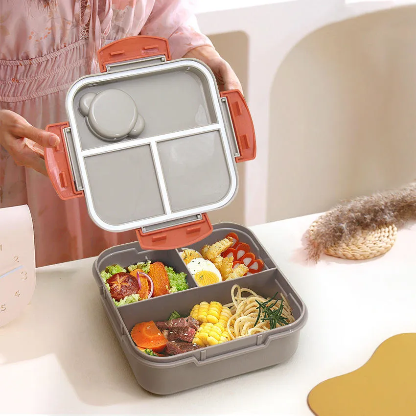 Square Portable Lunchbox with Multi Compartment Container 7