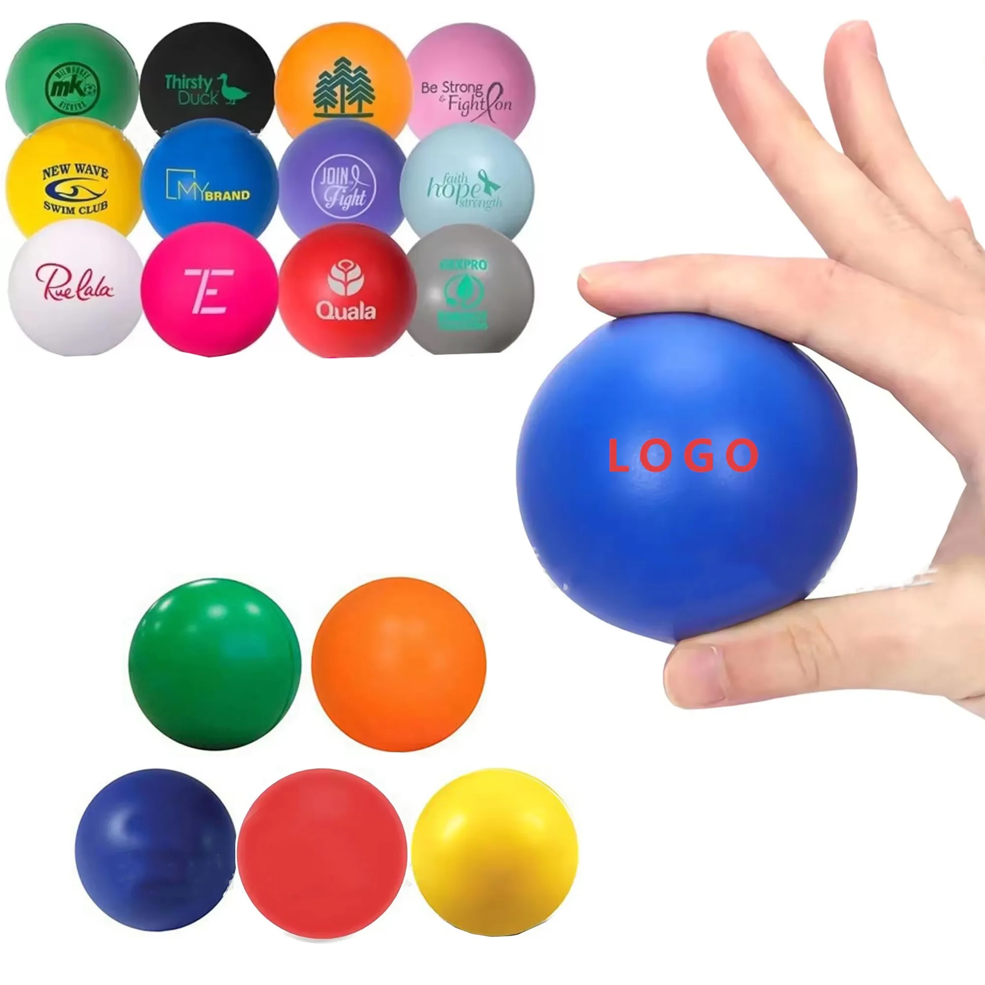 2.4" Round Stress Reliever Ball MOQ100 5