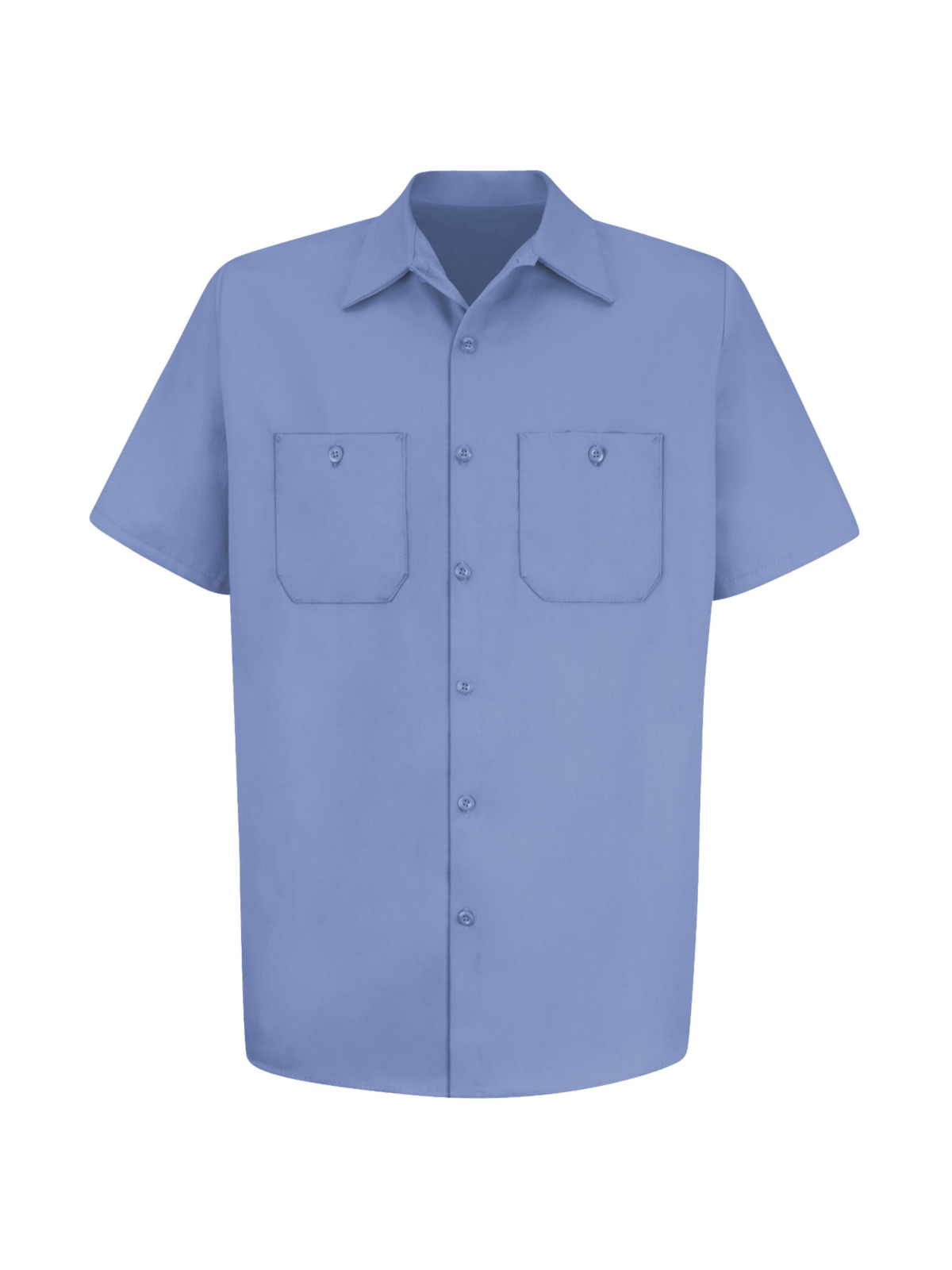 Red Kap Shirts -  Men's Short Sleeve Wrinkle-Resistant Cotton Work Shirt 3