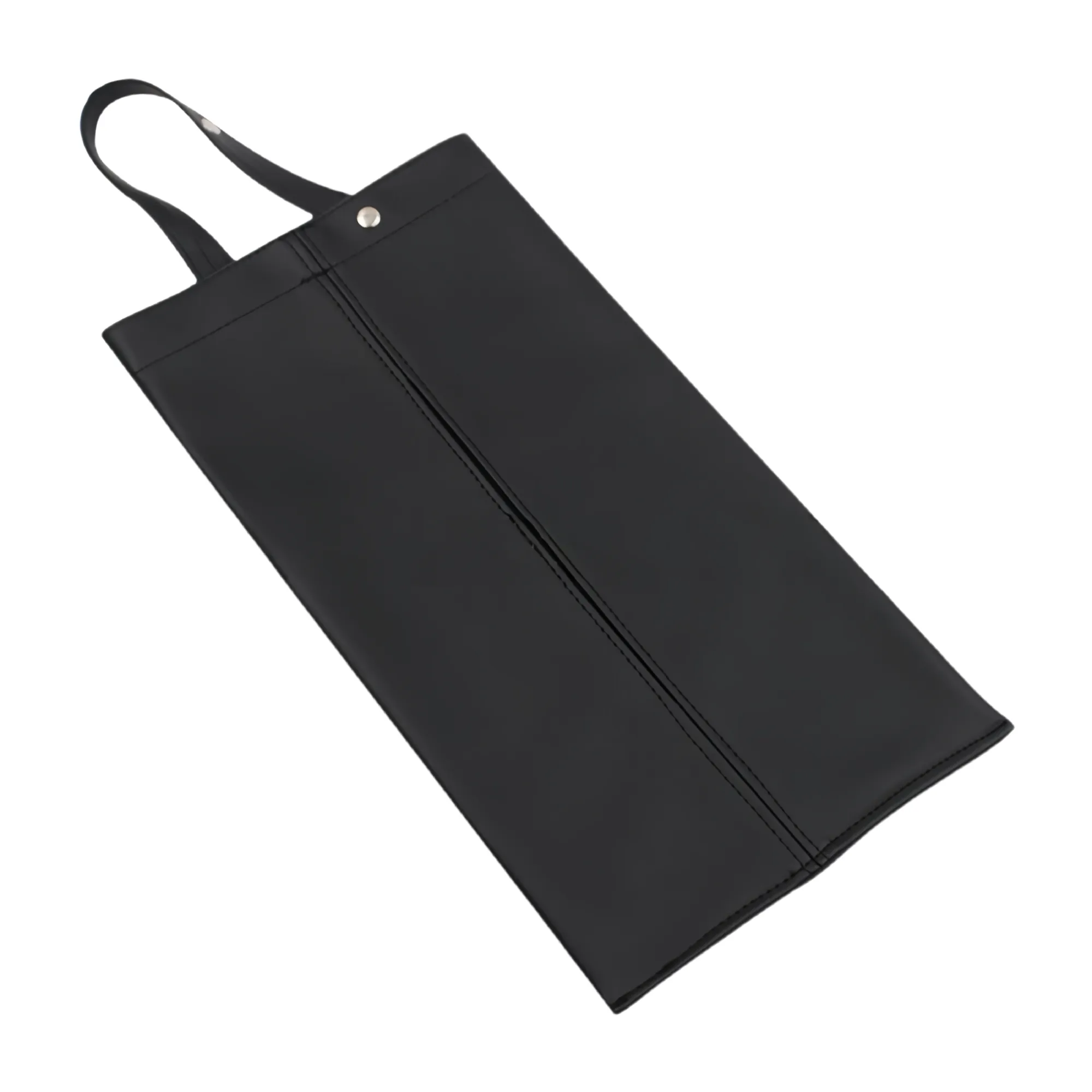 Hanging PU Leather Car Tissue Holder Box 8
