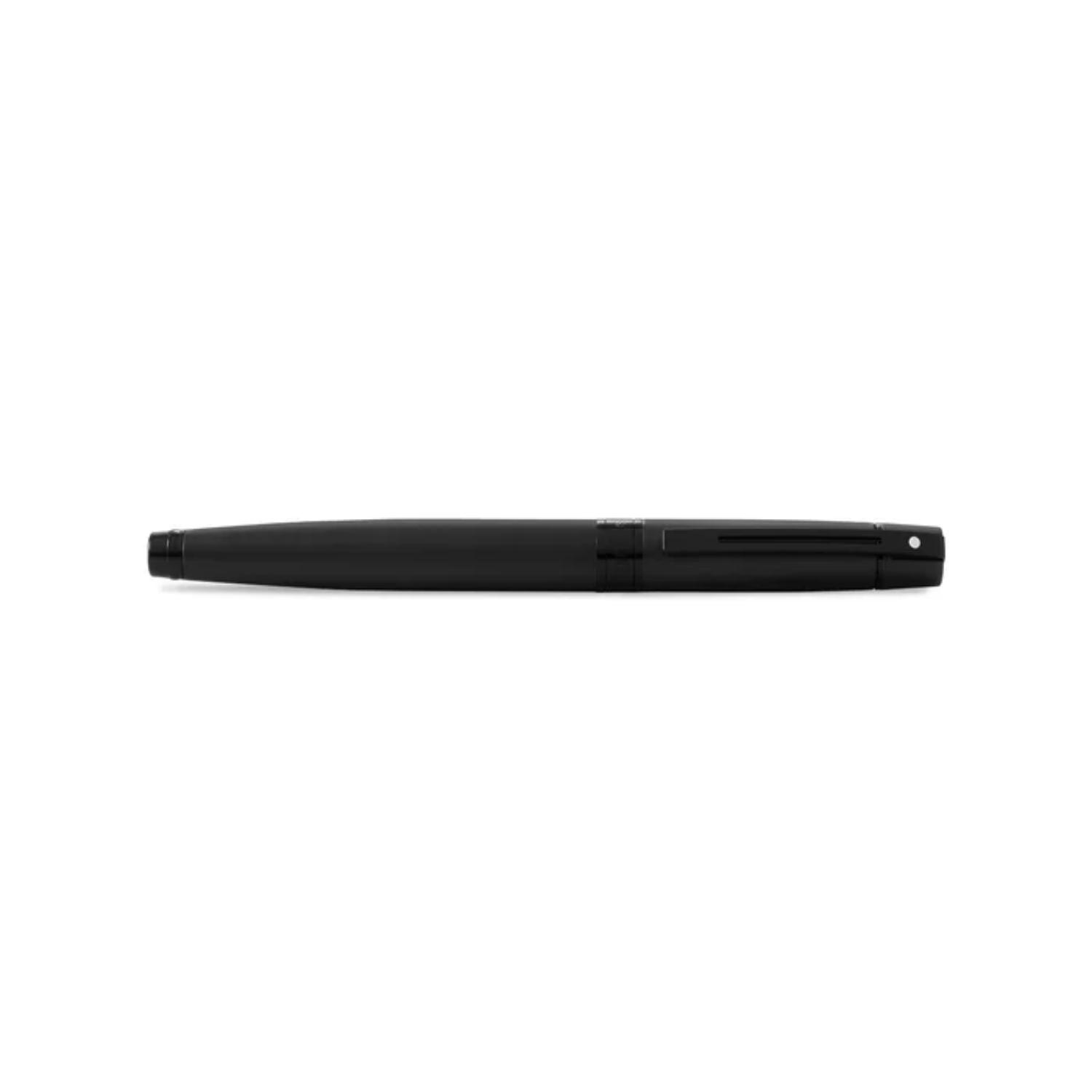 SHEAFFER® 300 Matte Black with Polished Black Trim Executive Rollerball Pen w/ Gift Box 1