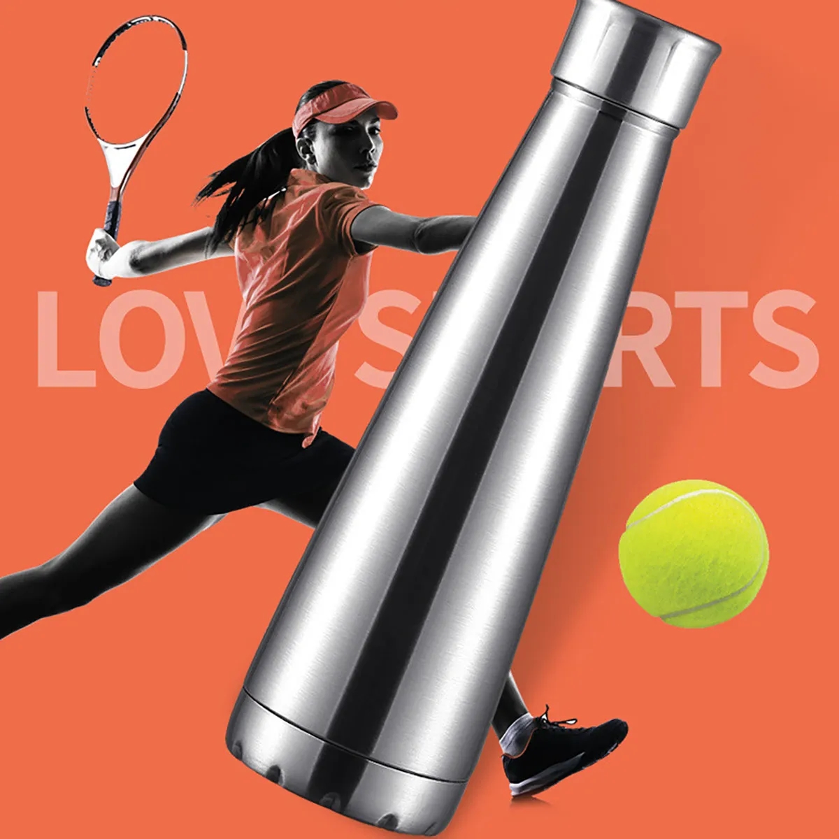 14oz. Conical Water Bottle 2