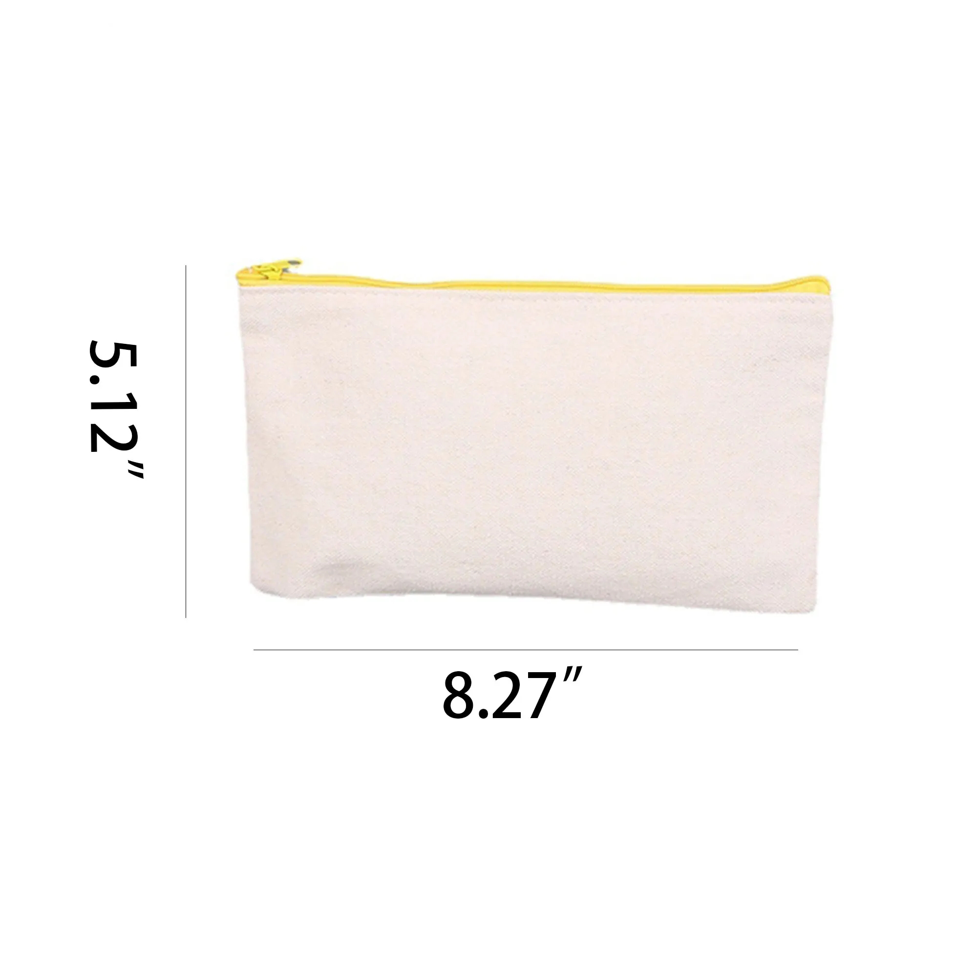 Premium Canvas Pen Case With Colorful Zipper 13